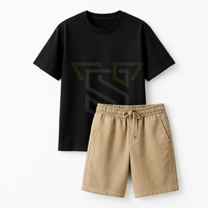 Camiseta de Alta Calidad para Hombre, en Algodón/Fibra de Bambú, Cómoda, de Dos Piezas, Secado Rápido y Transpirable - Product Image 1