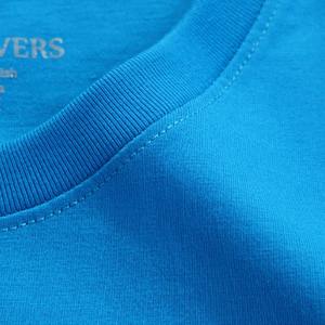 100% coton tricoté formel respirant T-shirt hommes femmes O cou manches régulières coupe ample été coréen unisexe M-4XL - Product Image 5