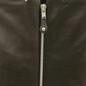 New Men 2024 Professional Motorcycle Leather <b>Vest</b> Perforated <b>Black</b> Leather Cow Skin Biker <b>Vest</b> With Custom Logo - Product Image 2