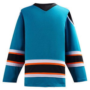 Jersey de Hockey sobre Hielo de Alta Calidad para Hombre, Uniforme de Equipo, Estilo Cosido, 100% Poliéster, Ecológico, Antibacteriano - Product Image 1