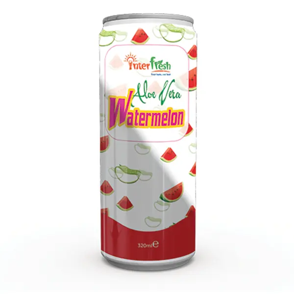 Aloe Vera Boisson à saveur de melon d'eau hautement vitaminée et minérale Boissons gazeuses instantanées naturelles Jus de fruits et de légumes avec sacs