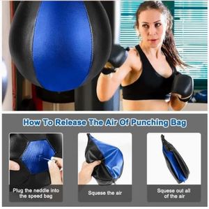 New Arrival Genuine Leather Boxing Speed Ball Factory Cheap Price Training <b>Punching</b> Ball with Adjustable Features - Product Image 4