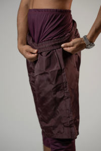 กางเกงขาสั้นเอวาราห์สำหรับผู้ชายกางเกงขาสั้นผ้ายืดโพลีเอสเตอร์100% ปรับแต่งโลโก้ได้ - Product Image 4