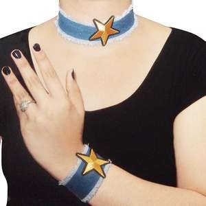 Jeweljunk Fashion Jewelry <b>Sets</b> Denim Choker <b>Necklace</b> with <b>Bracelet</b> 1108608 - Product Image 1