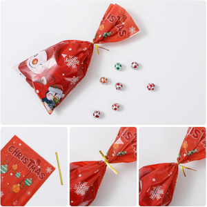 Paquete de 100 Bolsas de Celofán Biodegradables para Envolver Regalos, Dulces, Decoración, Embalaje de Regalos Personalizado - Product Image 4