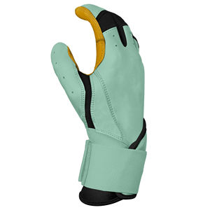 Gants de frappe de baseball en cuir de qualité supérieure manchette complète confortable Durable imperméable respirant léger droitier-gaucher - Product Image 3