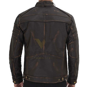 Chaqueta de Cuero para Hombre de Alta Calidad, Última Moda, Mejores Colores Personalizados, Cuello con Capucha, Precio al por Mayor - Product Image 3