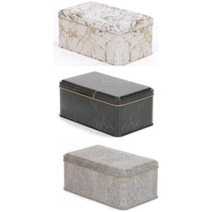ชุดกล่องโลหะสี่เหลี่ยมคอนเทนซาน (3 ชิ้น) 115x190x80 ลายหินอ่อนซานาเบลลา - Product Image 1