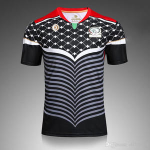 OEM vente en gros 2025 nouveau design unisexe chemises de rugby meilleure qualité ensemble respirant pour adultes enfants dégradé de couleur numérique personnalisé - Product Image 2