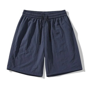 Hommes Sport Poche Solide Cordon Conseil Tronc Plage Pantalon Court Shorts D'été Pantalon Mince Poche À Fermeture Éclair Pantalon De Survêtement Lâche - Product Image 6