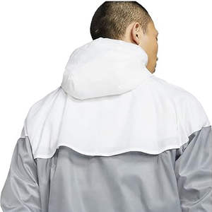 Veste coupe-vent imperméable personnalisée pour homme 2026 avec col montant et logo frontal - Qualité supérieure et légère - Product Image 6