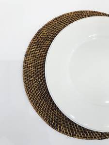 Handmade 100% Seagrass Bamboo Cornhusk Rectangular Doormat Light Woven Classic <b>Place</b> <b>Mats</b> for Kitchen Use Wholesale Vietnam - Product Image 4