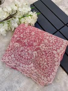 Sari Indio Tradicional Rosa de Diseño Exclusivo, Ropa Étnica para Fiestas, Ropa de Novia, Impresionante y Hermoso Sari - Product Image 4