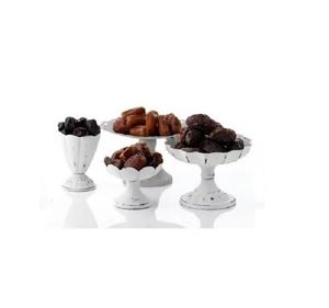 Cuenco de dátiles de latón con esmalte dorado antiguo para eventos tradicionales, bodas y celebraciones familiares - Product Image 5