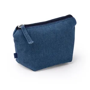 Borsa Clutch in Denim Riciclato DIN, Borsa Multiuso Sostenibile per Gadget - Product Image 1