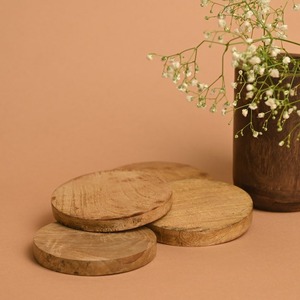 Handmade Beaded <b>Coasters</b> - Boho <b>Drink</b> <b>Coasters</b> with Polyester Backing (4x4 Inch) - Product Image 2