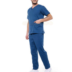 Uniforme médico de dos piezas de diseño personalizado, uniforme médico de estilo moderno más vendido - Product Image 3