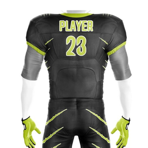 ชุดเสื้อเจอร์ซีย์อเมริกันฟุตบอลแขนสั้นพิมพ์ลายออกแบบได้ด้วยตัวเอง - Product Image 6