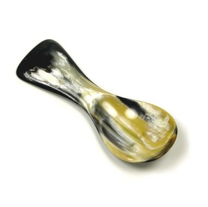 Ensemble de couverts en corne d'animal naturelle, cuillère, fourchette, couteau, pour une utilisation durable en cuisine, spécial Noël - Product Image 1