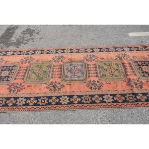 พรมขนสัตว์และพรม11.4ft ลายคลาสสิกสีส้มสีดำ4.5ชิ้นดีไซน์แบบตุรกีสำหรับห้องนั่งเล่นและห้องนอนสำหรับวัยรุ่น - Product Image 4