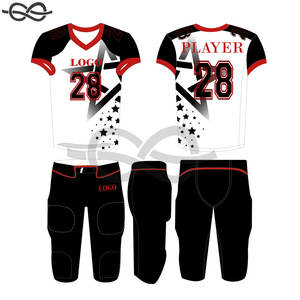 Camiseta de fútbol americano Paquete de oferta de fútbol americano personalizado Camisetas de fútbol totalmente personalizadas y pantalón a juego para adultos - Product Image 1