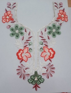 Bulk Supply Embroidered Fabric <b>Collars</b> for Clothing Custom Designs and Sizes for Fashion Brands - Product Image 4