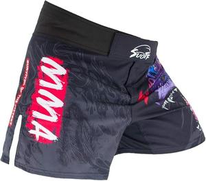 High-Performance Sublimated MMA Shorts Durable Polyester Spandex Blend Custom Logo & Design Accepted - Product Image 2