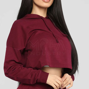 Sudaderas Cortas con Capucha Ligeras de Invierno para Mujer, Antiarrugas, con Logotipo Frontal, Tejido Transpirable para Uso Diario o Estilo Urbano - Product Image 4