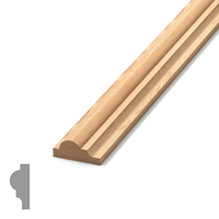 Moulures décoratives modernes et élégantes en bois massif pour les murs de villas, hôtels, hôpitaux - Écologiques, personnalisables, corniches d'angle courbées et cintrées