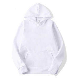 Sweat-shirt à capuche en polaire unisexe couleur unie Sweat-shirt à capuche respirant décontracté Pull à manches longues Streetwear Hoodies - Product Image 2