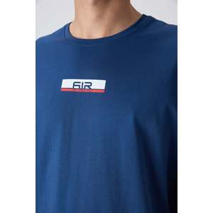 Camiseta Estampada de Corte Holgado para Hombre Parliament, 100% Algodón, Jersey Grueso y Suave con Textura, 88359 - Product Image 5
