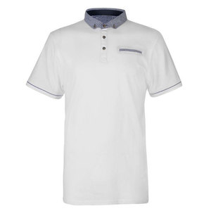 เสื้อยืดสำหรับผู้ชายเสื้อโปโลผ้าฝ้าย100% เข้ารูประบายอากาศได้ดี - Product Image 2