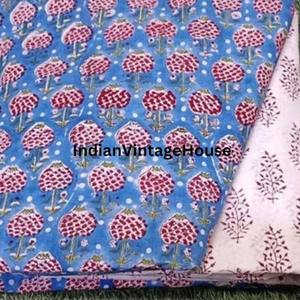 Handmade 100% Cotton Fabric for Sewing & Quilting Floral Printed Yard Fabric for Personalized Bride Wedding Gift - Product Image 1