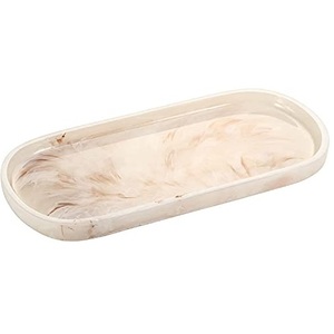 Plateau en résine classique écologique de haute qualité, multicolores, motif lever de lune, meilleur prix de gros pour décorations de mariage en Inde - Product Image 1