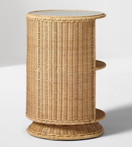 Mesa auxiliar de almacenamiento de ratán, decoración del hogar hecha en Vietnam de Sisu - Product Image 3