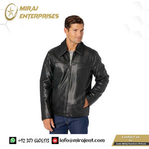 Blouson aviateur d'hiver taille XL pour hommes en cuir végétalien coupe-vent respirant tissu léger surdimensionné Service OEM disponible - Product Image 5