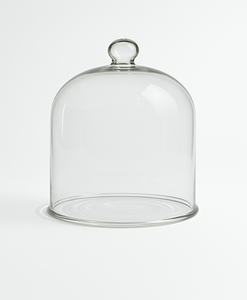 โถแก้วทรงกระดิ่งพร้อมฐานไม้เทียนหอมฝาครอบโดมหรูหราตกแต่งโต๊ะ - Product Image 6