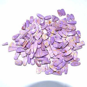Par de gemas naturales de fosfosiderita para pendientes Par de gemas naturales para pendientes Cabujón de piedras preciosas sueltas Piedra preciosa suelta - Product Image 3