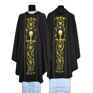Offre Spéciale bonne qualité prêtre tenue dalmatique vêtement chasuble 2025 sur mesure de haute qualité nouveau Design brodé chasuble - Product Image 5