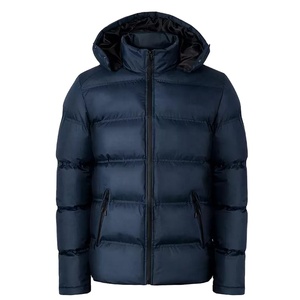 Chaqueta de Plumón Personalizada con Capucha, Gruesa, Informal, Unisex, Talla Grande, Negra, para Invierno, al por Mayor, para Hombre, 2026 - Product Image 3