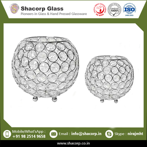 Bougie de dernière collection Bol en cristal Design tendance Bougie Bol en cristal pour la décoration intérieure - Product Image 2