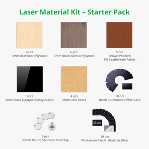 Kit de matériel laser Starter Pack 49 pièces Craft Supply Set - Product Image 4