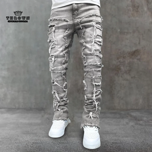 Fashionable New Design 100% Cotton/Canvas Lightweight Breathable Waterproof Straight Mid Tracksuits Adult Men's Streetwear - Product Image 5