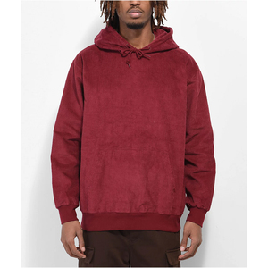 Grande demande Logo Personnalisé Pull à Capuche en Velours Côtelé avec Cordon de Serrage Sweats d'Hiver Brodés Impression Numérique Prix de Gros - Product Image 3