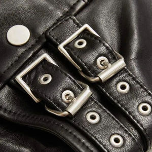 Chaqueta de cuero de mujer de alta calidad profesional de último diseño en venta cierre de cremallera nuevo estilo de moda chaquetas de mujer genuinas - Product Image 6