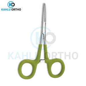 Poignée verte bon fournisseur taux d'usine fait à la main en acier inoxydable propre Logo pince chirurgicale par KAHLU ORTHOPEDIC - Product Image 4
