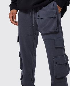 กางเกงวิ่งขายาวผ้าคอตตอนระบายอากาศมีลายพิมพ์โลโก้ - Product Image 3