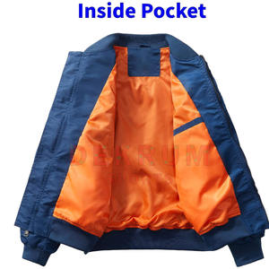 2024 hommes décontracté XXL taille Bomber veste col montant hiver Varsity Design vente chaude pour un usage adulte - Product Image 1