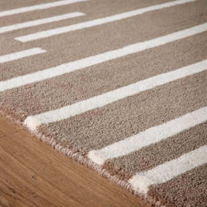 Handwoven <b>Boho</b> Wool <b>Rug</b> for Living Room Bedroom Hallway Decor - Product Image 4