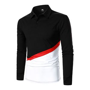 T-shirt respirant à manches longues Sapro pour homme, 100 % coton, style décontracté, grandes tailles incluses, imprimé numérique - Product Image 1
